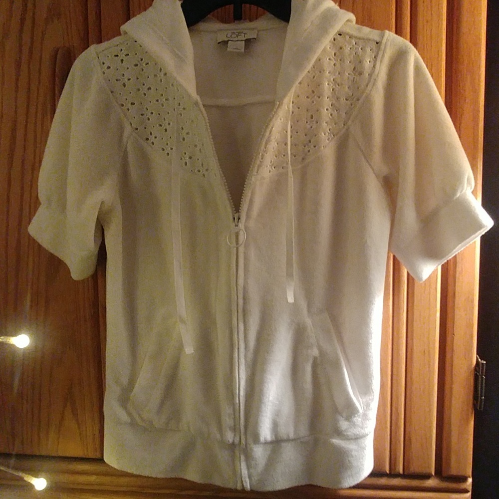 Terry cloth hoodie! NWOT!